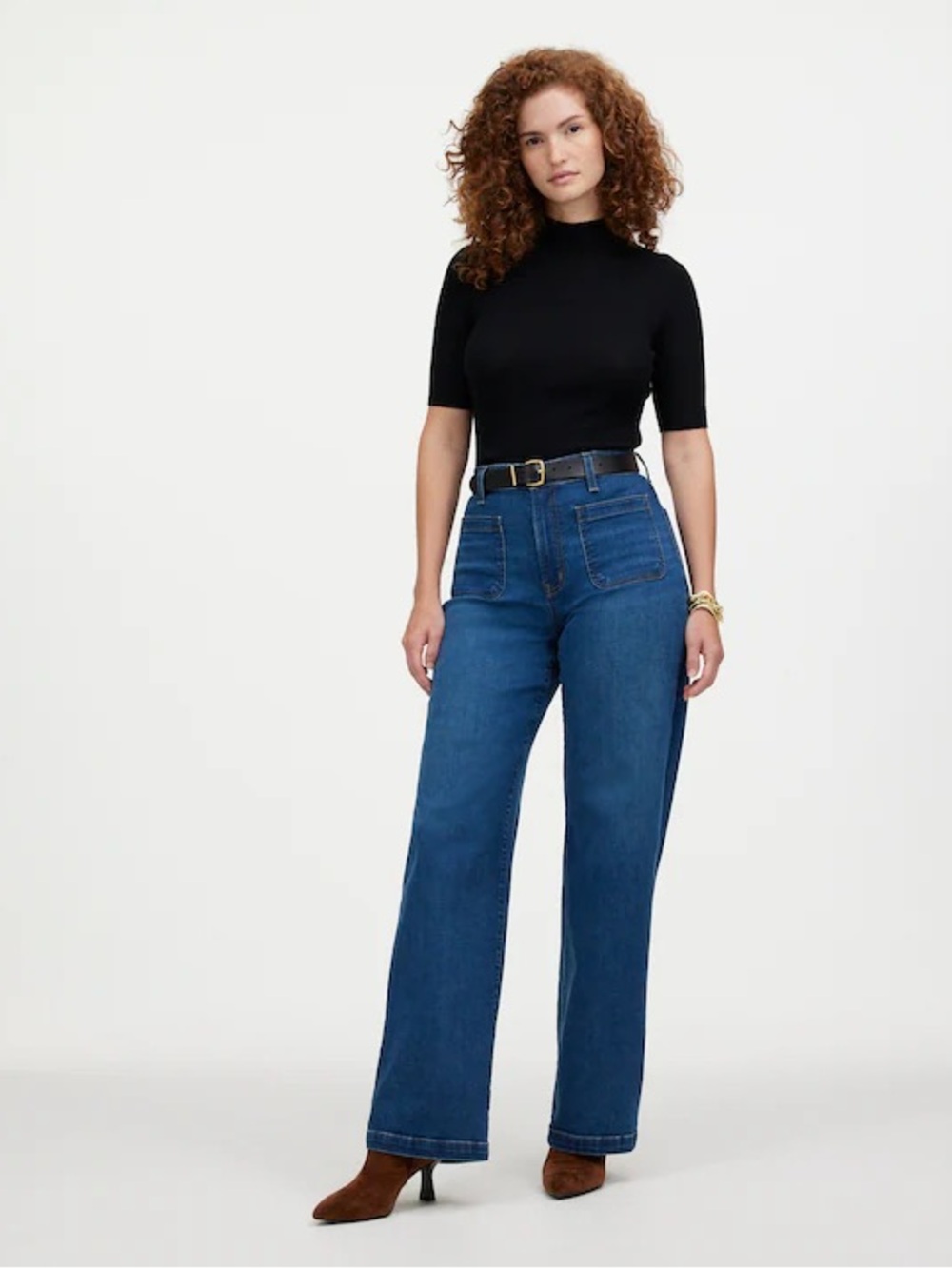Madewell The Curvy Emmett Wide-Leg Jean